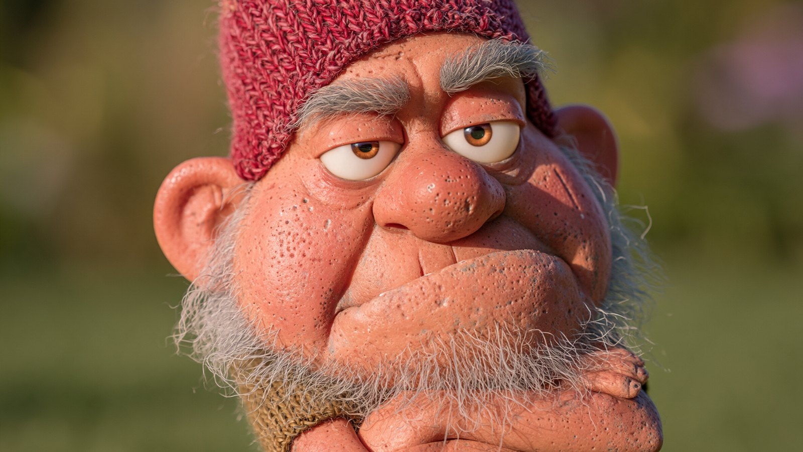 Conspiracy Gnome: one unbroken shot, consistent AI character