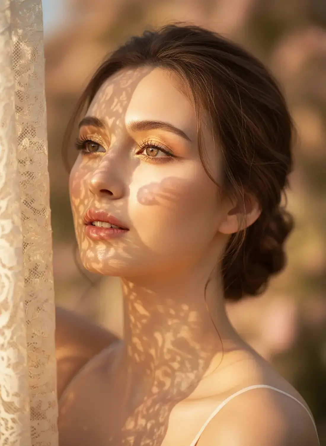 A photorealistic portrait with fine skin and lighting detail generated by Flux 2 Pro