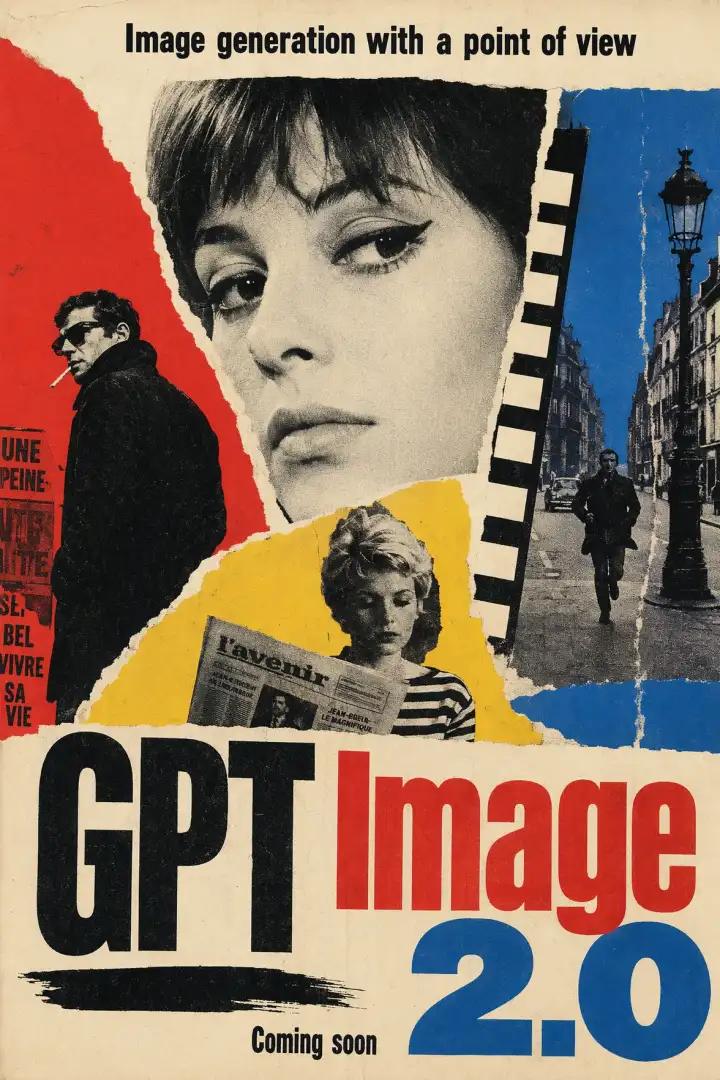 Pop-art collage poster generated by GPT Image 2