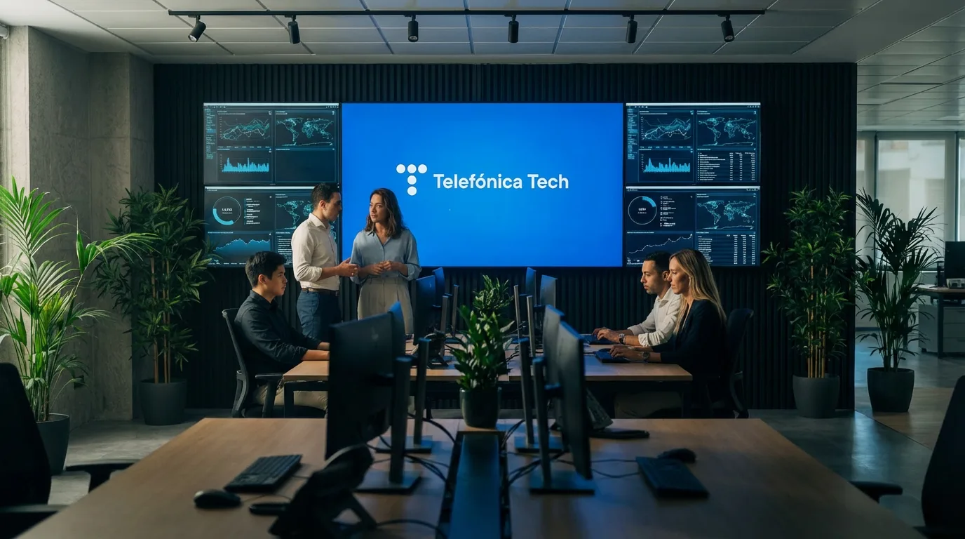 Corporate video translating AI, data, IoT, and blockchain into a human visual narrative