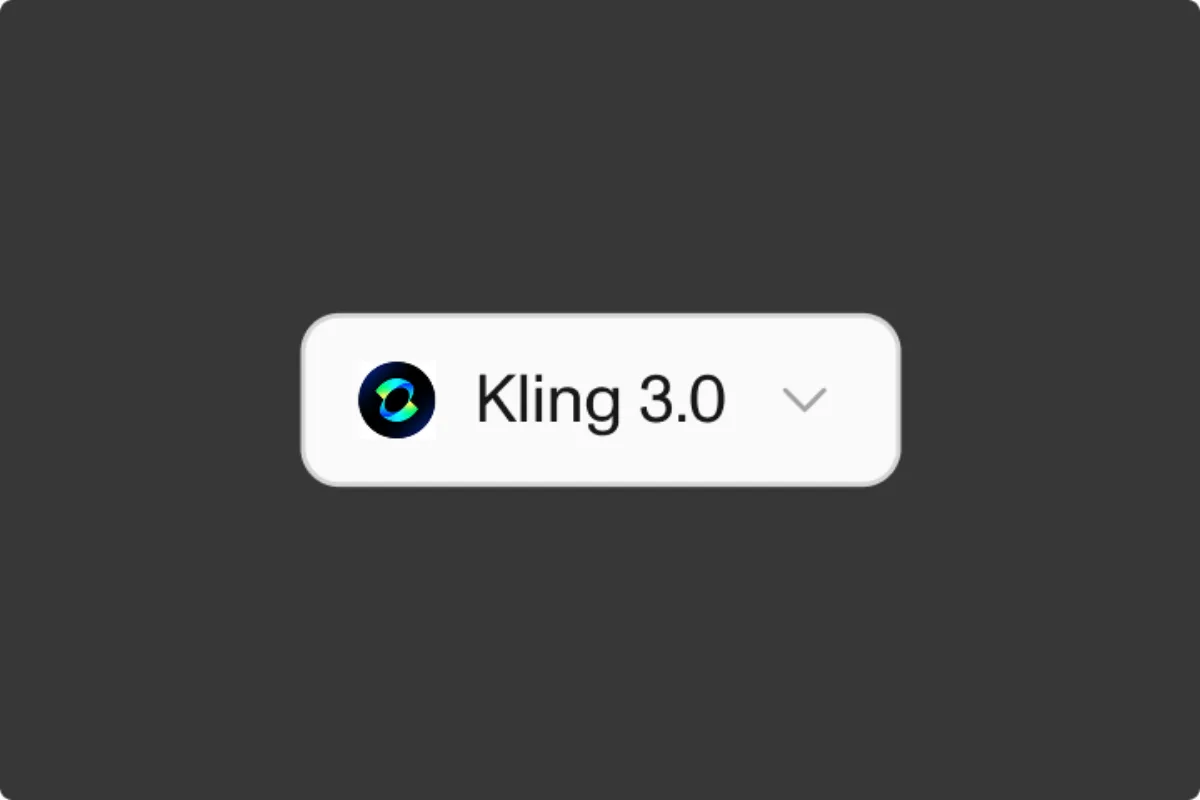 Selecting Kling 3.0 inside a MITO project
